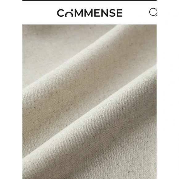 COMMENSE Cotton & Linen Pockets Cami Dress Size large NWT - Picture 3 of 8